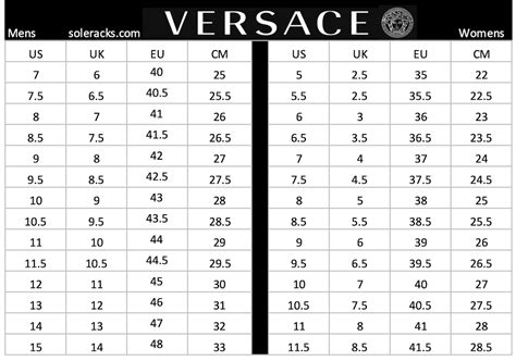 versace mitchel fit meaning|versace size chart for women.